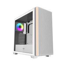 Darkflash DS900WS computer case (White) + 4 ARGB fans
