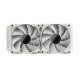 Darkflash DX240 V2.6 PC vandens aušinimas ARGB 2x 120x120 (balta)