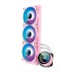 Darkflash DX360 V2.6 PC Water Cooling RGB 3x 120x120 (pink)