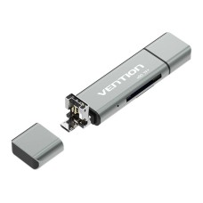 Daugiafunkcinis USB2.0 kortelių skaitytuvas Vention CCJH0 - Pilkas