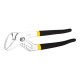 Replės 10" Deli Tools EDL2610 - juodos