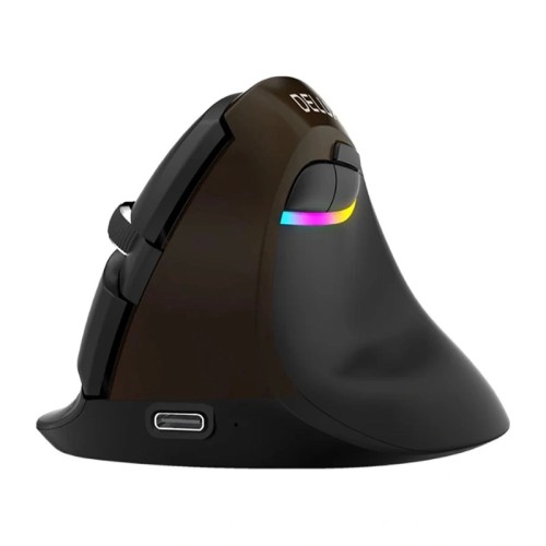 Delux M618Mini auksinė ergonominė pelė (USB / Bluetooth / 2.4G) Delux M618Mini auksinė ergonominė pelė (USB / Bluetooth / 2.4G)