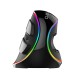 Laidinė vertikali pelė Delux M618Plus 4000DPI RGB