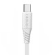 Dudao L2T USB - USB-C kabelis 5A 1m - Baltas