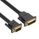 DVI(24+1) į VGA kabelis 1.5 m ventiliacija EABBG (juodas)