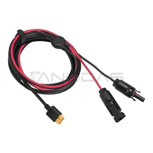 EcoFlow XT60 fotovoltinės plokštės kabelis 3.5 m EcoFlow XT60 fotovoltinės plokštės kabelis 3.5 m