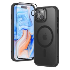 ESR Classic Hybrid (HaloLock) dėklas, skirtas iPhone 15 Plus (juodas)
