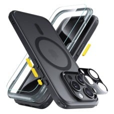 ESR Classic Hybrid (HaloLock) dėklas, skirtas iPhone 15 Pro Max (juodas)