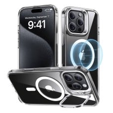 ESR Classic Hybrid (HaloLock) dėklas su stovu iPhone 16 Pro Max (skaidrus)