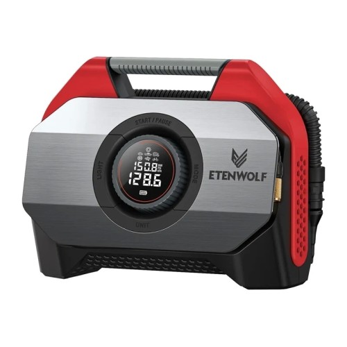 Etenwolf S6 Car Air Compressor, 11.03 bar, 19.200 mAh (red) Etenwolf S6 Car Air Compressor, 11.03 bar, 19.200 mAh (red)