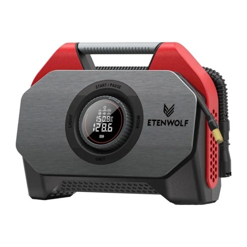 Etenwolf S6 SE Car Air Compressor, 11.03 bar, 15.600 mAh (red) Etenwolf S6 SE Car Air Compressor, 11.03 bar, 15.600 mAh (red)