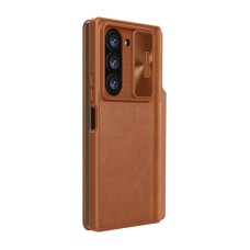 Etui Nillkin Qin Pro odos Samsung Galaxy Z Fold 6 5G (brązowy)