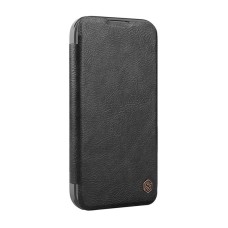 Etui Nillkin Qin Prop Leather iPhone 16 (Czarny)