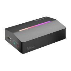 Fifine V3, HDMI to USB-A capture card (black)