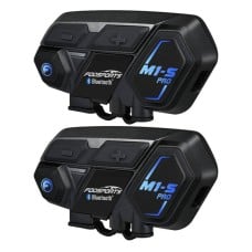Fodsports M1-S Pro motociklo domofonas, dviejų komplektų (juodas)