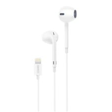 Laidinės ausinės lightning Foneng T28 iPhone - baltos
