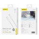 Foneng XS02 60 W USB-C į USB-C laidas, 1.2 m (baltas)
