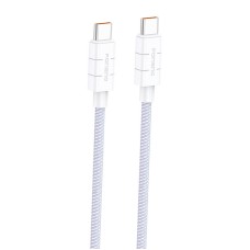 Foneng XS02 60 W USB-C į USB-C laidas, 1.2 m (violetinė)