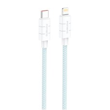Foneng XS02 PD27W USB-C prie Lightning kabelis, 1.2 m (mėlynas)