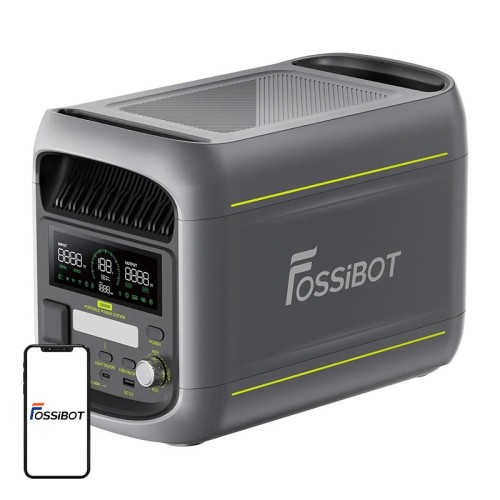 FOSSIBOT F1800 1800W įkrovimo stotelė (pilka) FOSSIBOT F1800 1800W įkrovimo stotelė (pilka)