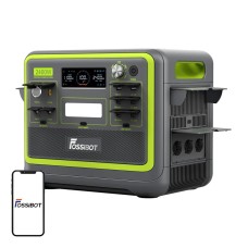 FOSSIBOT F2400 2400W įkrovimo stotelė (žalia)