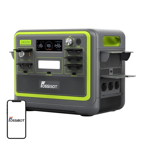 FOSSIBOT F2400 2400W įkrovimo stotelė (žalia) FOSSIBOT F2400 2400W įkrovimo stotelė (žalia)