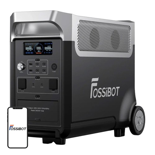 FOSSIBOT F3600 Pro 3600W įkrovimo stotelė (juoda) FOSSIBOT F3600 Pro 3600W įkrovimo stotelė (juoda)