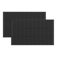 Fotovoltinių plokščių komplektas 2x EcoFlow 100W (standžios konstrukcijos)