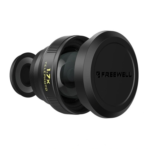 Freewell 1.7 karto didinantis išmaniųjų telefonų teleobjektyvas, 17 mm jungtis Freewell 1.7 karto didinantis išmaniųjų telefonų teleobjektyvas, 17 mm jungtis