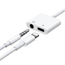 Garso adapteris 3.5 mm Joyroom S-Y104 (baltas)