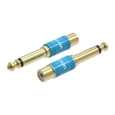 Vention audio adapter 6.35mm - RCA - Blue