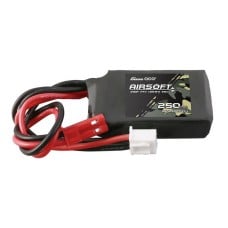 Gens ace 250mAh 7.4V 35C 2S1P Airsoft Gun Lipo Battery with JST-SYP Plug
