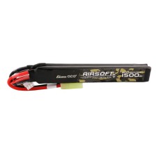 Gens ace 25C 1500mAh 2S1P 7.4V Nunchuck 2X Airsoft Gun Lipo Battery with mini Tamiya Plug