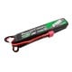 Gens ace 25C 2400mAh 2S2P 7.4V balnelis Airsoft Gun Lipo baterija su Mini Deans(T) kištuku