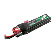 Gens ace 25C 800mAh 3S1P 11.1V NUNCHUCK 3X Airsoft Gun Lipo baterija su Deans(T) kištuku