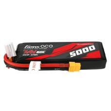 Gens Ace battery 5000mAh 7.4V 50C 2S1P XT60 Material Case