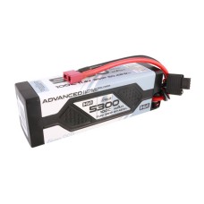 Gens ace Advanced G-Tech 5300mAh 11.4V 3S1P 100C HV automobilio Lipo Battery Pack kietas dėklas su Deans kištuku