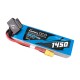 Gens Ace G-Tech 1450 mAh 22.2 V 45C 6S1P Lipo akumuliatorių paketas su XT60 kištuku