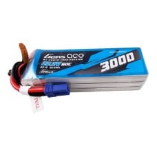 Gens ace G-Tech 3000mAh 22.2V 60C 6S1P Lipo baterijų paketas su EC5 kištuku
