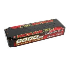 Gens ace Redline Series 6000mAh 7.6V 130C 2S2P HardCase 57# HV Lipo Battery