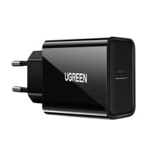 Fast Charger EU UGREEN, USB-C 20W, PD 3.0 (black)