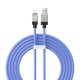 Greito įkrovimo kabelis Baseus USB-A su Lightning CoolPlay Series 2m, 2.4A (mėlynas)