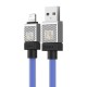 Greito įkrovimo kabelis Baseus USB-A su Lightning CoolPlay Series 2m, 2.4A (mėlynas)