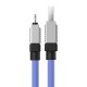 Greito įkrovimo kabelis Baseus USB-A su Lightning CoolPlay Series 2m, 2.4A (mėlynas)