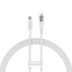 Greito įkrovimo kabelis Baseus USB-C su Lightning Explorer Series 1m, 20W (baltas)