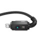 Greito įkrovimo kabelis Baseus USB C TO IP 20A 1M (juodas)