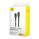 Greito įkrovimo kabelis Baseus USB C TO IP 20A 1M (juodas)
