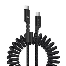 Fast Charging Cable USB-C to USB-C Baseus Fish-Eye 100W, 1m (black)