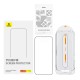 Grūdintas stiklas Baseus Crystalline Anti-glare iPhone 15 ProMax