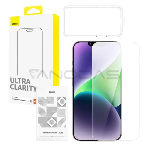 Tempered glass screen protector Baseus OS Diamond Series HD for iPhone 13 Pro Max 14 Plus  Tempered glass screen protector Baseus OS Diamond Series HD for iPhone 13 Pro Max 14 Plus